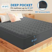 Heated Mattress Pad With 9-Level Heat Settings, 10H Auto-Off & Overheat Protection, Quick Warm-Up Electric Bed Warmer - Deep Pocket Design, Machine Washable, Quiet Operation, Energy-Efficient Heating System, Compatible With All Bed Sizes (Twin/Full/Queen/King) - Ideal For Cold Bedrooms & Winter Use, Heating Mattress Pad, King Size Mattress Heater Cover, Heated Pad For Queen Bed, Mattress Heater Pad, Queen Size Heating Mattress Pad
