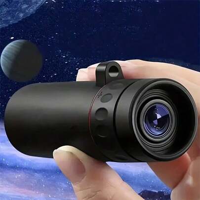 1 High Definition Telescope, Portable Handheld Single Tube, Compact Design, Can Be Put In The Pocket. Suitable For Outdoor Adventure, Hunting, Travel And Fishing. Ideal For Halloween And Christmas