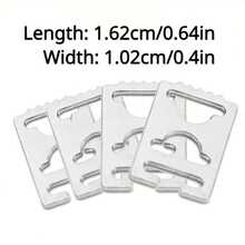 4/10 Stücke Edelstahl Schnürsenkel Schnallen ohne Binden - Unsichtbare japanische Stil Metall Accessoires, einfach zu befestigen, geeignet für alle Schuhtypen, Schuh Accessoires