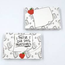 10 caixas capa para KITKAT  e Lembrancinha do Dia dos Professores - Multicolorido - Visão 8
