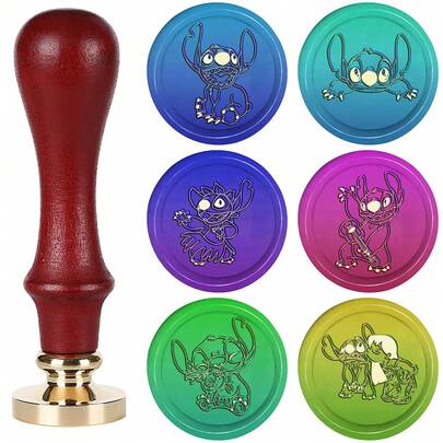 Disney 1 PC Series Wax Seal Stamp Head, Brass Wax Stamp For Envelope Wax Seal, Christmas Seal, Party Wax Seal Stamp Set, Wax Seal Stamp Gift