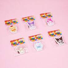 Sanrio 6Pcs Sanrio Kuromi Melody Osmanthus Dog-Shaped Eraser Set, Cute Pudding Dog Dog Dandruff Remover Set, Prize Batch Is Very Suitable For School Supplies, Offices, Dormitories, And Public Items. It Is Applicable To Various Scenarios And Is Perfect For Christmas, Thanksgiving, And Birthdays. It Is A Perfect Gift For Family And Friends.