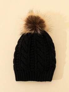 1pc Stylish And Cozy Kids Knit Hats, Premium Quality Children's Hats, Adorable And Comfortable Infant Knit Caps, Versatile Kids - 1PC - View 8