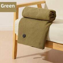 1件便携式带帽加热披肩，男女通用，USB供电，可搭配10000mAh移动电源使用，冬季户外、办公室、飞机等场合保暖。双层隔热，柔软亲肤，尺寸150*85cm，棕色。保暖、闺蜜节、宠物、嘉年华、派对装饰。 - 彩色 - 查看 6