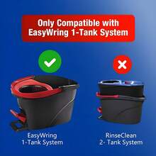 Spin Mop Head For O-Cedar Spin Mop Refill, EasyWring Spin Mop Microfiber Refill, Easy Cleaning Mop Head Replacement 3 Pack - 白色 - 查看 4