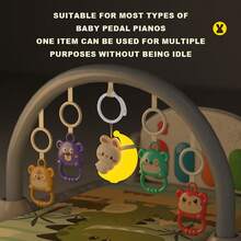 1 طقم إضاءة ليلية للأطفال (مع خطاف) - تصميم أرنب جميل، يهدئ مشاعر الطفل، يخلق بيئة دافئة ومريحة، يتضمن موسيقى مهدئة للنوم، ديكور معلق لعربة الأطفال، إضاءة نوم للغرفة، حماية للعين أثناء تغذية الطفل، مناسب للتعليق على السرير، لعبة تهدئة للطفل، هدية لعبة للطفل (بعض الملحقات بألوان عشوائية)