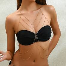 1pc Minimalist Multi-Layer Body Chain, Fashionable & Versatile Sexy Body Jewelry