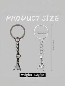 1 par, llavero personalizado para parejas, iniciales personalizables, romántico, grabado con láser, adecuado para llaves, bolsas, colgantes, se puede usar como regalo, Día de San Valentín, Halloween, Navidad