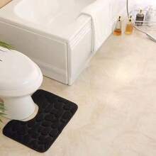 1pc Stone Pattern Bath Rug Home Bathroom Decor Floor Carpet Outdoor Rug Door Mat Fall Decor Bathroom Accessories Back To School Entryway Decor