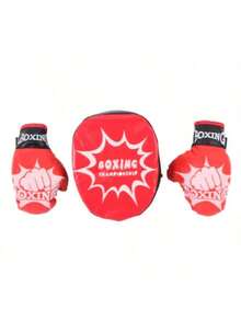 Dieses unterhaltsame Box-Übungsset mit Kampfthema enthält eine beidhändige Zielscheibe und ein zentrales Kissen. Es eignet sich perfekt für Anfänger, um Reaktionsgeschwindigkeit, Hand-Augen-Koordination und grundlegende Schlagbewegungen zu trainieren. Die leuchtenden Farben verstärken das interaktive Erlebnis und machen es ideal für Heimfitness, Freizeit und das Erlernen von Kampftechniken.