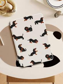 1 pieza Funda protectora para Kindle Paperwhite 5/Kindle NK 11/Kindle Edition con diseño lindo de cachorro de dibujos animados y lunares, función de activación/suspensión automática, ligera y ajustada para proteger tu dispositivo de lectura - Multicolor - Ver 2