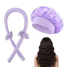 Set de 2 rizadores de cabello sin calor, diadema suave para dormir, rizador de cabello sin calor, herramientas de peinado DIY - Multicolor - Ver 8