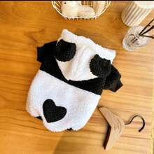 Süß Bär/Panda/Schaf Fleece Sweatshirt, warme Haustierkleidung für Katzen und Hunde, geeignet für Herbst/Winter