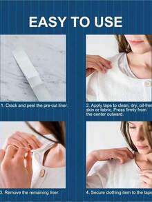 36/72/108/180pcs Double-Sided Adhesive Bra Strap Petals, Suitable For Dresses And Low-Cut Tops, Strapless Dress Sticky Pads, Great Gift For Girls, Travel & Camping Accessories, Back To School Supplies - Multicolor - View 7