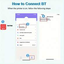 Label Sticker Mobile Thermal Portable Wireless Receipt Hand Parking Label Mini Printer, Label Printing, Receipt Printing, Mini Labeler, Handheld Device, Photo Print, Thermal Printing Technology, Wireless Labeler, Mobile Printer, Delivery Services, Home Office Setup
