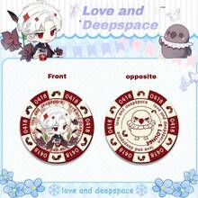 1pc Hot Game Love And Deep Space Chip Coins - Anime & Gaming Accessories - Acrylic Poker Chips - Tabletop Games - Party Supplies - Collection & Decor - Tabletop Game Accessories - Share Happy Moments With Friends - Multicolor - View 9