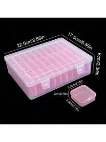 1/10/15/21/31件装多用途透明塑料收纳盒，迷你透明珠子收纳盒，带铰链盖的透明盒和长方形透明工艺用品盒，可用于整理耳环、戒指、珠宝和美甲配件包、化妆包、收纳盒、化妆品收纳盒、化妆包、化妆收纳盒、洗漱包、桌面收纳盒、化妆包、化妆袋、化妆品收纳盒、化妆包、珠宝盒、化妆刷架、化妆刷架、香水收纳盒、化妆包，是送给女性的礼物、圣诞礼物、女性礼物创意、房间装饰的理想之选。 - 彩色 - 查看 10