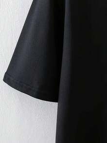 Stilvolles Herren--Shirt mit Druck KODJ - Schwarz - Übersicht 4