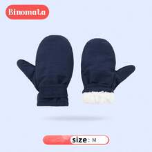 Binomata 1 Pair Toddler Boys & Girls Cartoon Waterproof Warm Winter Gloves, M Size For 1-3 Years, L Size For 3-8 Years, Outdoor Snow Ski Mittens - Multicolor - View 32