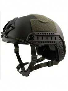 Tactical Helmet, Riot Control Special Forces Tactical Tiger Stripe Special Operations Training Helmet, Made Of Fiberglass, With Adjustable Chin Strap, Night Vision Device Mount, And Side Rails, Fathers Day Gift - Multicolor - View 11