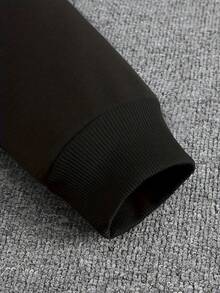 Herren- und Damen-Hoodie mit christlichem Glaubensmuster - Erlösung und Kreuz-Rückendruck, mit Buchstaben, reguläre Passform, Unisex-Pullover, Fronttasche, langlebige lässige religiöse Kleidung, geeignet für Freizeitkleidung - Schwarz - Übersicht 6