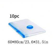 Bộ 10 túi đựng đồ nén chân không, túi trong suốt chất lượng cao đựng đồ dùng du lịch cần thiết, quần áo, chăn ga gối đệm, chăn, túi nén không dùng điện - Nhiều màu - Xem 15