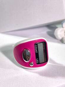 Nuovo contatore elettronico portatile, display LED ad anello elastico, mini contatore manuale, contatore per uso quotidiano di carte e imballaggi