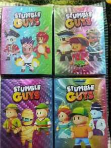 1套2026新款Stumble Guys金箔碰撞派对游戏卡牌，缝纫玩具，旅行玩具，课堂减压玩具，迷你小饰品，洗澡玩具，圣诞文具，减压球，生日/圣诞节/万圣节礼物 - 彩色 - 查看 5