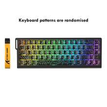 ATTACK SHARK X68HE 60% 有线机械游戏键盘，可调节触发行程，霍尔效应磁性开关，8KHz 轮询率，RGB 背光，顶部安装，侧印键帽 - 彩色 - 查看 11
