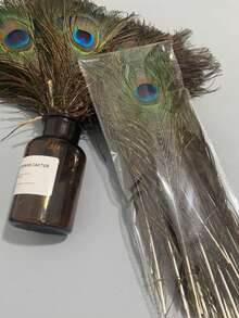 High Quality Natural Peacock Feathers 25-30cm Home Decoration Long Feather Vase Flower Arrangement Decoration Peacock Feathers - Green - View 9