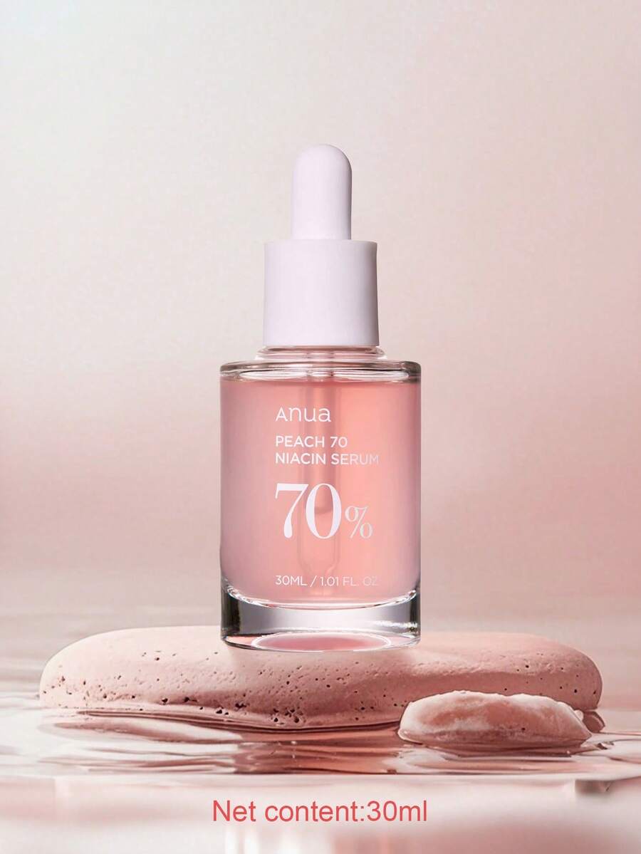 Anua Peach 70 烟酰胺亮白保湿面部精华液，30毫升