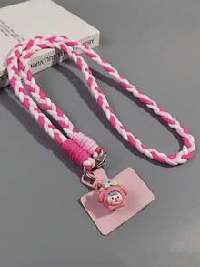 2026 New Year, Valentine's Day, High-Quality Woven Phone Lanyard, Universal Phone Case Strap Holder, Can Be Worn Diagonally, Comes With Cord, Suitable For Women, Can Be Used As Smartphone Keychain, Smartphone Wristband, Keychain, Bag Strap. - Multicolor - View 25