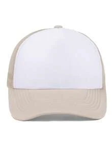 1pc, Custom Embroidered,Back To School,Loves Jesus And America Too Foam Embroidered Trucker Hat | July 4th Hat, Memorial Day Hat, Summer Hat, Beach Trucker Hat, Patriotic Hat - Multicolor - View 23