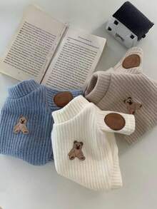 1pc Pet Sweatshirt For Autumn/Winter, Comfortable Versatile Dog/Cat Base Layer, Suitable For Yorkshire Terrier, Pomeranian, Maltese, Chihuahua, Russian Blue And Other Medium/Small Cats & Dogs, For Indoor And Outdoor Wear - Multicolor - View 8