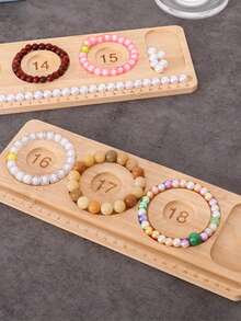 DIY串珠工具，珠宝制作手链，项链，串珠展示架，手工编织盘 - 161718cm - 查看 1