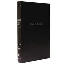 Pre-Owned NKJV, Pew Bible, Hardcover, Black, Red Letter Edition (Hardcover) By Thomas Nelson - 單本 - 查看 3