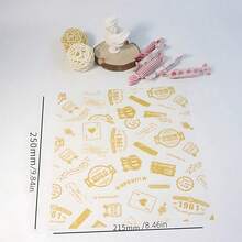 50/100pcs Premium Quality Specialty Baking Paper For Restaurants - Versatile, Uncharged, Durable & Easy-To-Clean - For Cafés, Bakeries, Bars, Buffets - Ideal For Sandwich Wrapping, Fries, Burgers Baking & Cooking - Perfect For Professional Kitchens, Cooking Utensils - 黃色 - 查看 8