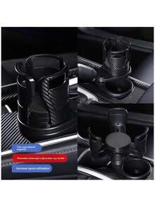 1 Stück multifunktionaler Getränkehalter, doppelstöckiger ausziehbarer drehbarer Getränke- und Instantnudelhalter für das Auto, universelles Autoaccessoire, einstellbarer Getränkeorganizer, platzsparend, geeignet für Kaffee, Wasserflaschen, Dosen, Snacks, unverzichtbar für Roadtrips, Reisen, Familie, Freunde, Feiertage wie Weihnachten, Thanksgiving, Herbst, modische Schlüsselwörter mit hoher Konversion, funktional, vielseitig, einfach zu installieren, modernes Autoinnere, Geschenk für Fahrer, Pendler, Studenten, Büro, Alltagsgebrauch