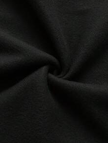 Skateboard Print Pocket Hoodie, Casual Long-Sleeved Drawstring Hoodie, Menswear - 黑色 - 查看 4