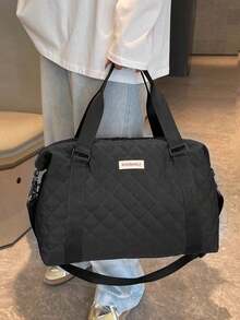 1 Túi hành lý nhẹ có thể gấp gọn dung tích cực lớn, Túi du lịch, Túi sắp xếp hành lý, Có thể gấp gọn, Tách ướt & khô, Túi du lịch cuối tuần kiểu vali xách tay, Túi qua đêm, Túi bệnh viện, Túi đựng đồ cho con bú, Ba lô, Đồ dùng thiết yếu khi đi du lịch, Túi sắp xếp khi đi du lịch, Túi ngày lễ, Đồ dùng học tập, Phụ kiện học sinh, Hành lý trở lại trường - màu đen - Xem 8