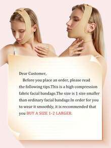 larrycard 1pc Women V Line Facial Bandage Lifting Face Shaper Straps