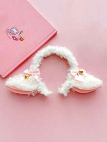 1 Pieza Diadema de Peluche de León - Una correa para orejas de animal de piel artificial suave, adecuada para fiestas de disfraces y eventos temáticos. Diadema de fiesta con forro negro, con un diseño interesante y un forro cómodo, es la opción perfecta para diversos regalos festivos y un regalo perfecto para amigos o parejas.