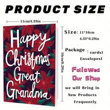 1 pieza Tarjeta de felicitación navideña australiana con sobre, 11cm X 16cm - Diseño encantador de gatos besándose con adornos festivos, ideal para amigos, familiares y amantes de los gatos, tarjeta de celebración navideña conmovedora