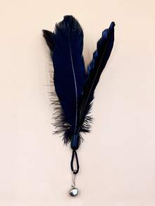 Feather Teaser Cat Toy Cat Toys With Detachable Strong Suction Cup Super Strong Suction, Firmly Suck The Ground Interactive Cat Toys Are Suitable For Cats To Play And Exercise Indoors, Without Battery - Multicolor - View 10