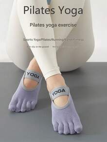 Pilates/Yoga Professional Five-Toe Socks For Women, Non-Slip Suitable For Pilates, Matrix Jumping, Fitness, Summer