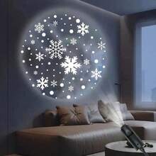 1 pièce Mini projecteur USB flocon de neige/Père Noël avec lumière LED, convient pour l'éclairage d'ambiance de la maison, la décoration de la pièce, les cadeaux muraux, l'éclairage des fêtes, la décoration de Halloween et de Noël. Décoration de Noël, décoration de sapin de Noël, cadeaux, décoration de Thanksgiving, mariage, décoration d'intérieur, décoration d'automne, décoration d'anniversaire, fournitures de fête, décoration intérieure et extérieure, décoration de festival, décoration d'Halloween, décoration murale, ornements d'Halloween - Noir - Voir 4