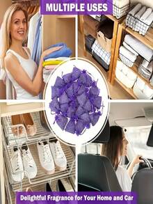 5/10/15 Piezas de Bolsas de Fragancia Premium de Lavanda - Elegantes Bolsas de Fragancia de Lavanda, Bolsas de Fragancia Portátiles, Fragancia Duradera, Adecuadas para Cajones, Armarios, Bolsas de Fragancia para el Hogar, Bolsas de Fragancia de Lavanda Seca, Regalos de Año Nuevo, Bolsas de Aromaterapia para Armario, Flores de Lavanda Secas Naturales, Grandes Regalos, Ideales para la Decoración del Hogar