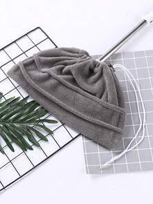 1/2/3 pièces Housse de balai multifonction de couleur unie, housse de vadrouille réutilisable, tampon de vadrouille en microfibre super absorbant, accessoires de nettoyage pour la maison, housse de balai ample, tampon de vadrouille absorbant aux poils doux, housse de dépoussiérage humide et sec