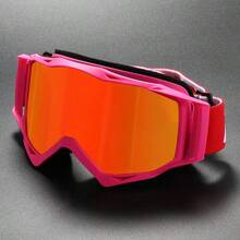 Outdoor Windproof Anti-Fog Cycling Goggles, Downhill Skiing Snowboard Mountain Bike Helmet Ski Goggles, Dustproof Protective Eyewear