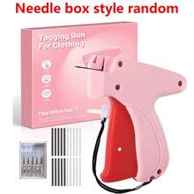 1 pieza Pistola de puntadas finas para reparar ropa, Micro pistola de puntadas para etiquetado, Mini pistola de puntadas para costura, acolchado y dobladillo